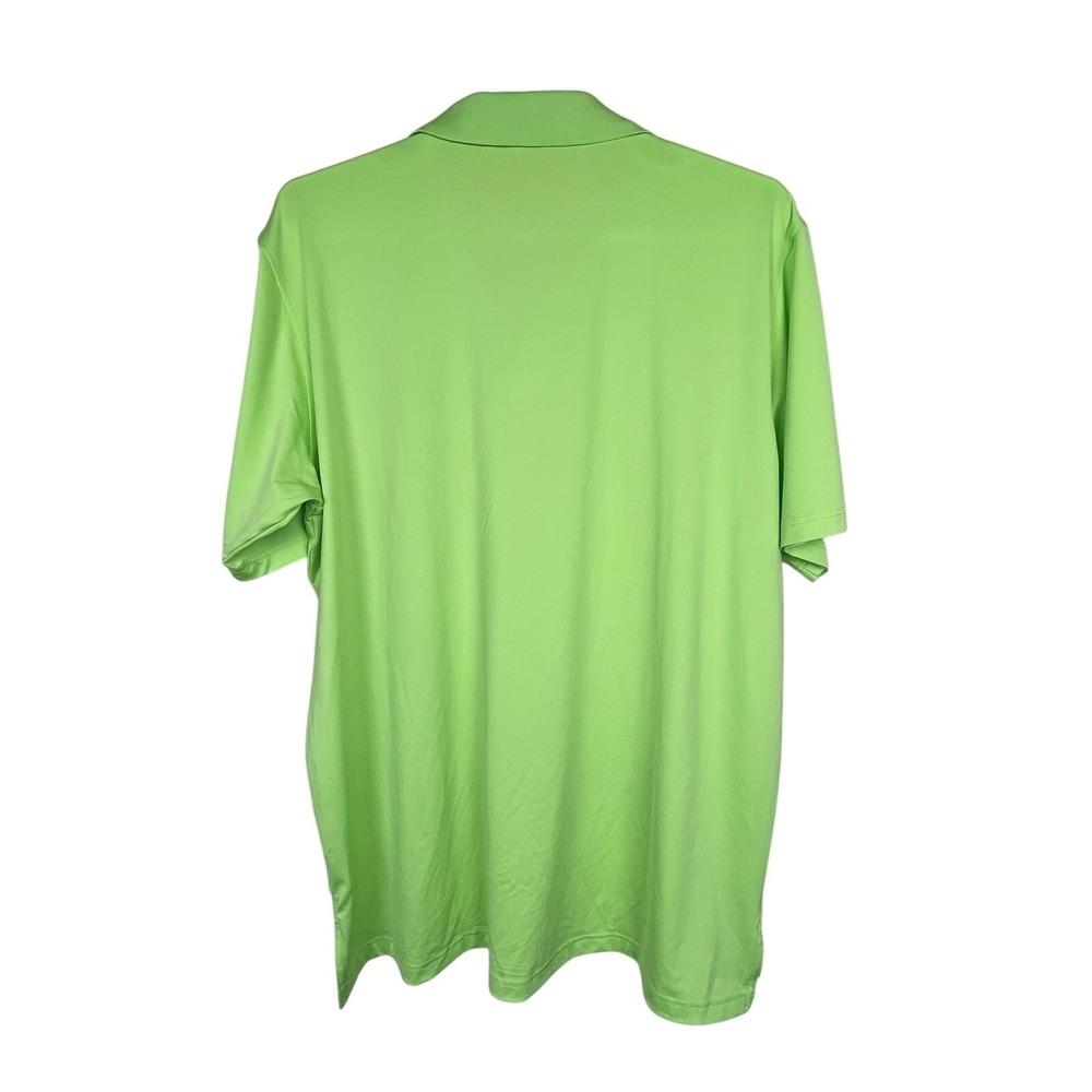 NWT Peter Millar E4 Performance‎ Summer Comfort Polo Shirt Palm Green Size XXL - Picture 2 of 6